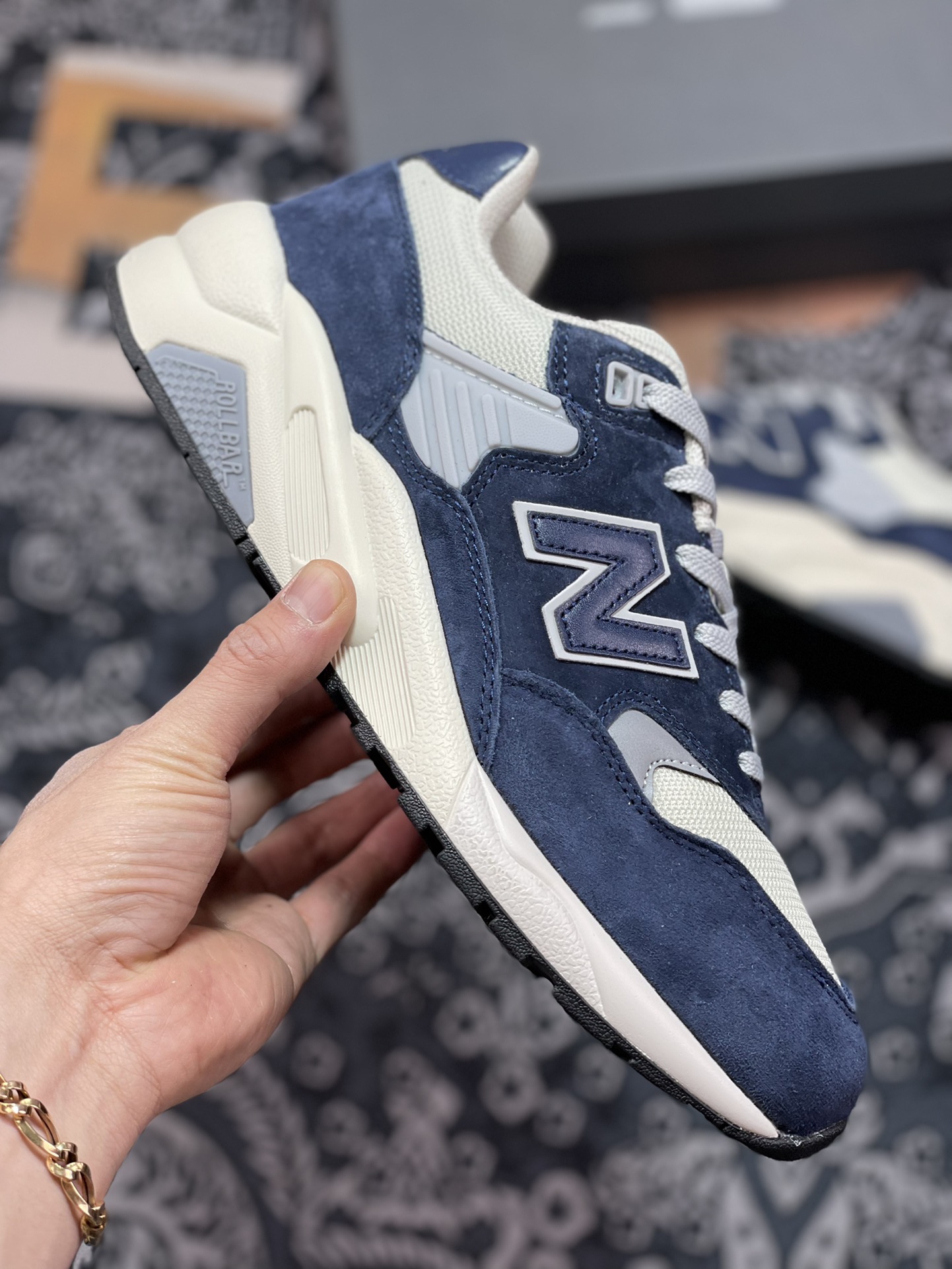 New Balance MT580 Series Classic Retro Casual Sports Jogging ”Midnight Blue Gray” MT580OG2