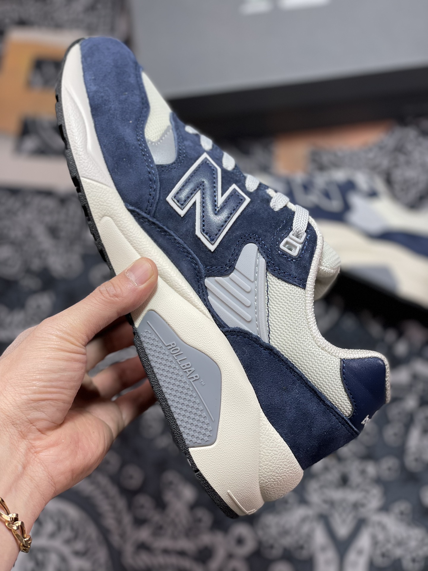 New Balance MT580 Series Classic Retro Casual Sports Jogging ”Midnight Blue Gray” MT580OG2