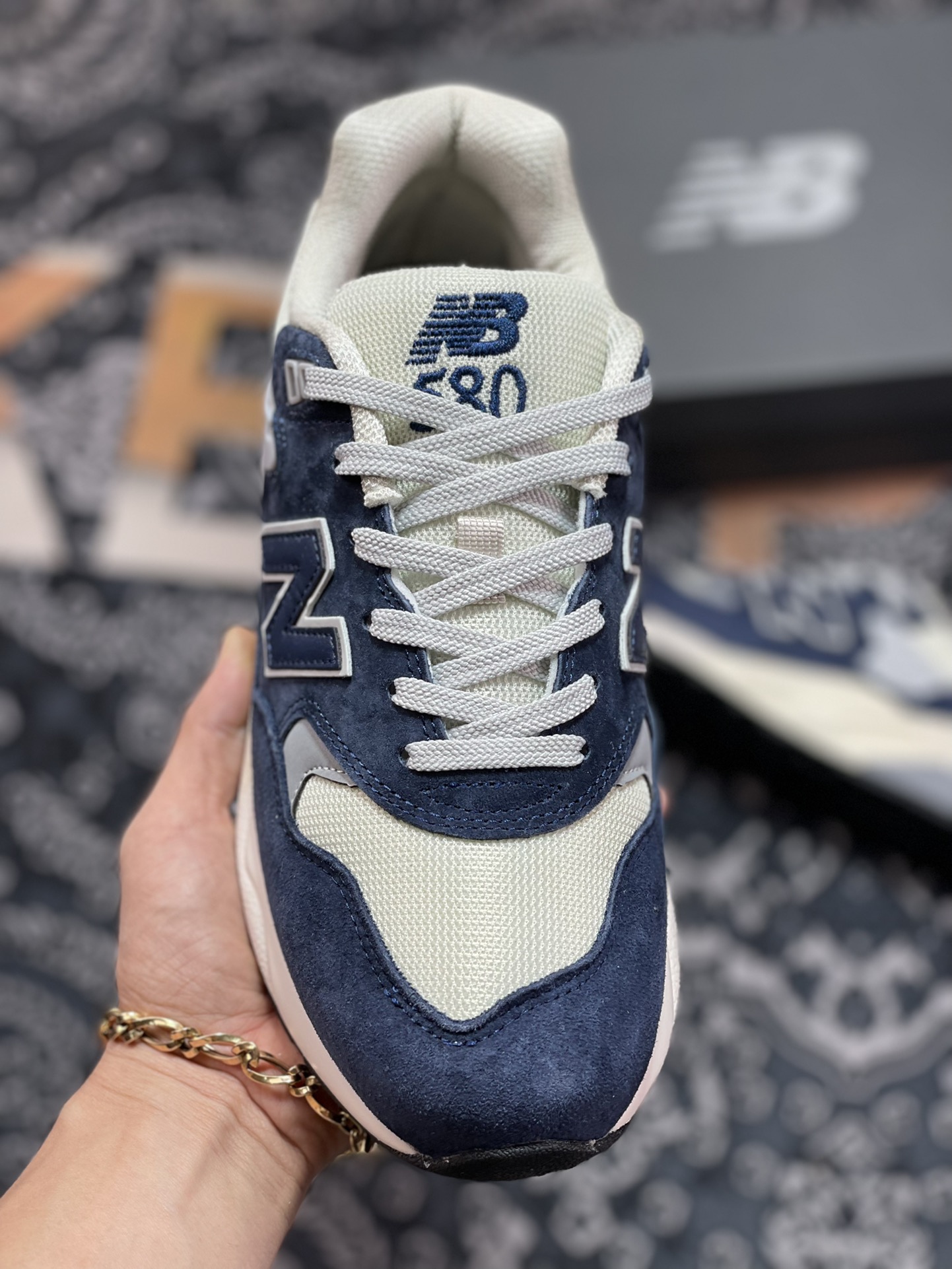 New Balance MT580 Series Classic Retro Casual Sports Jogging ”Midnight Blue Gray” MT580OG2