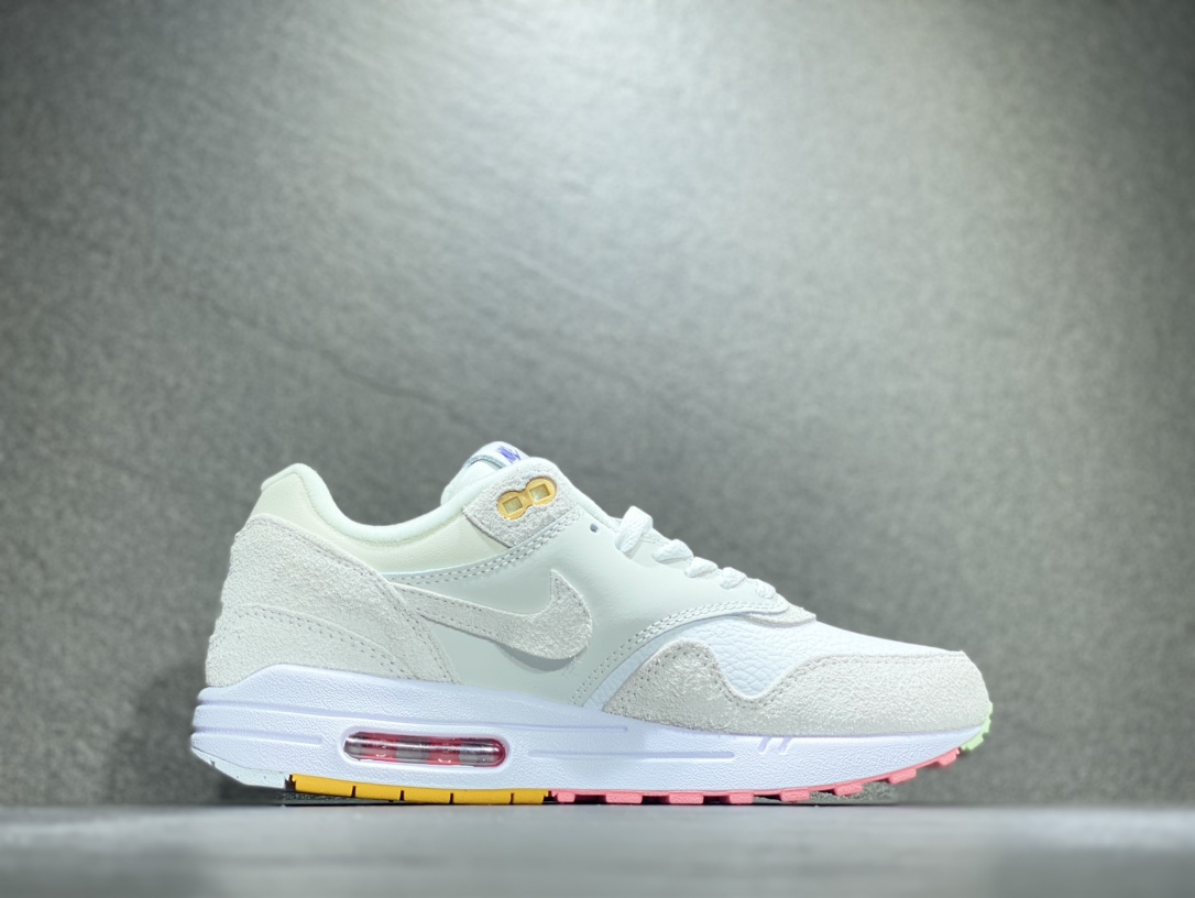 200 NIKE AIR MAX 1 pom poms冬去春来米白色 FB4959-121