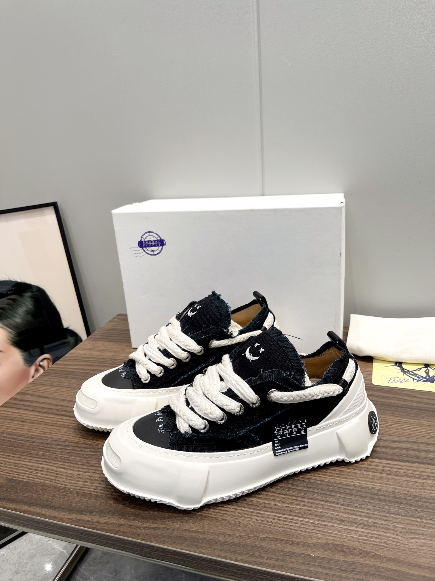 Xvesel G.O.P. 2.0 Marshmallow Low Sneakers: Stylish Design, Comfortable Fit, Unisex Sizing - 图片 7