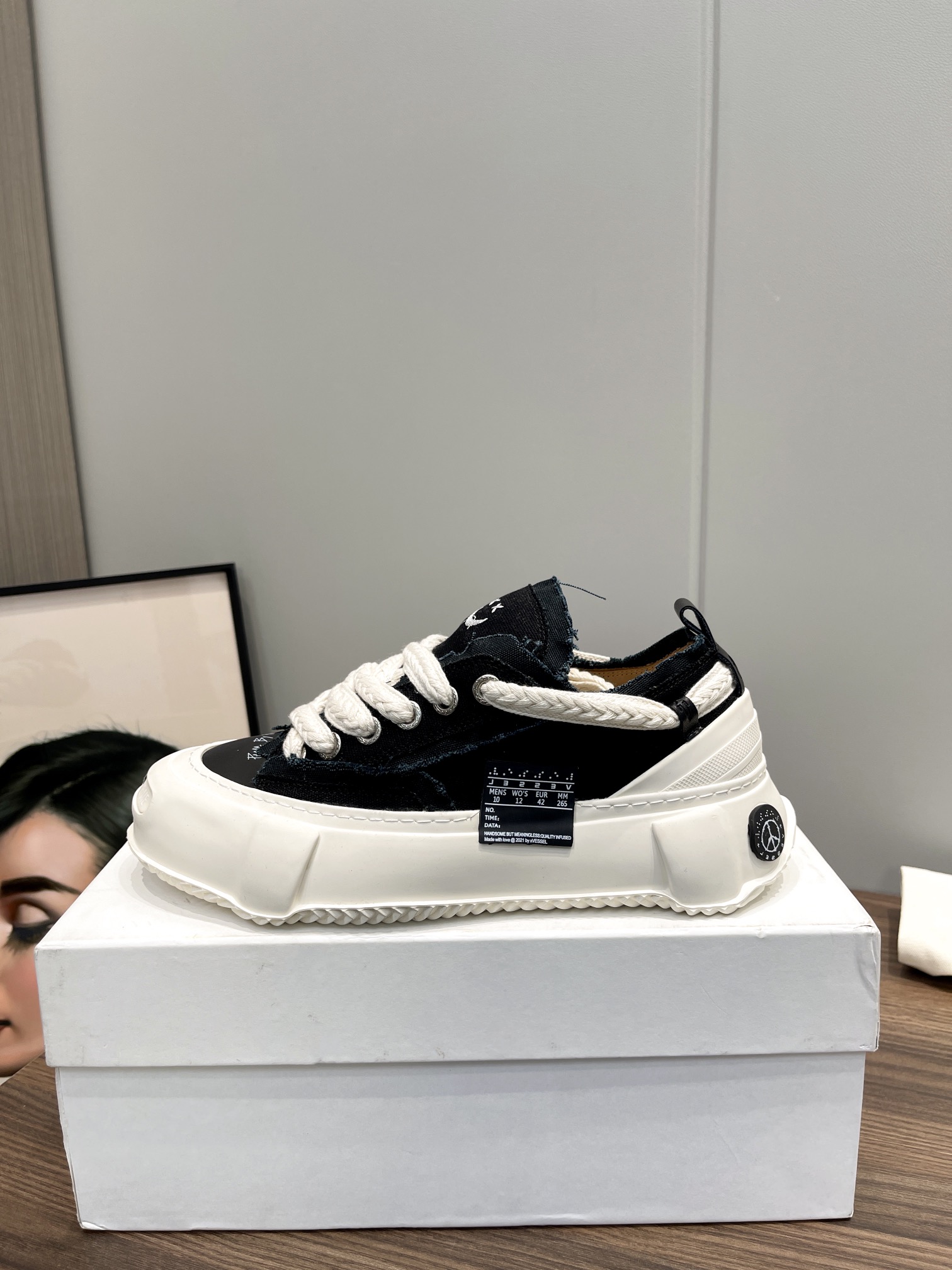 Xvesel G.O.P. 2.0 Marshmallow Low Sneakers: Stylish Design, Comfortable Fit, Unisex Sizing - 图片 5