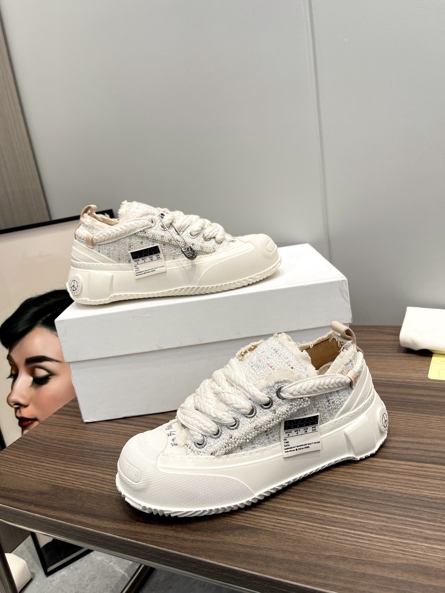 Xvesel Sneakers: Top Version with Seven Colours, Paris-Inspired Design, 5cm Height Increase - 图片 2