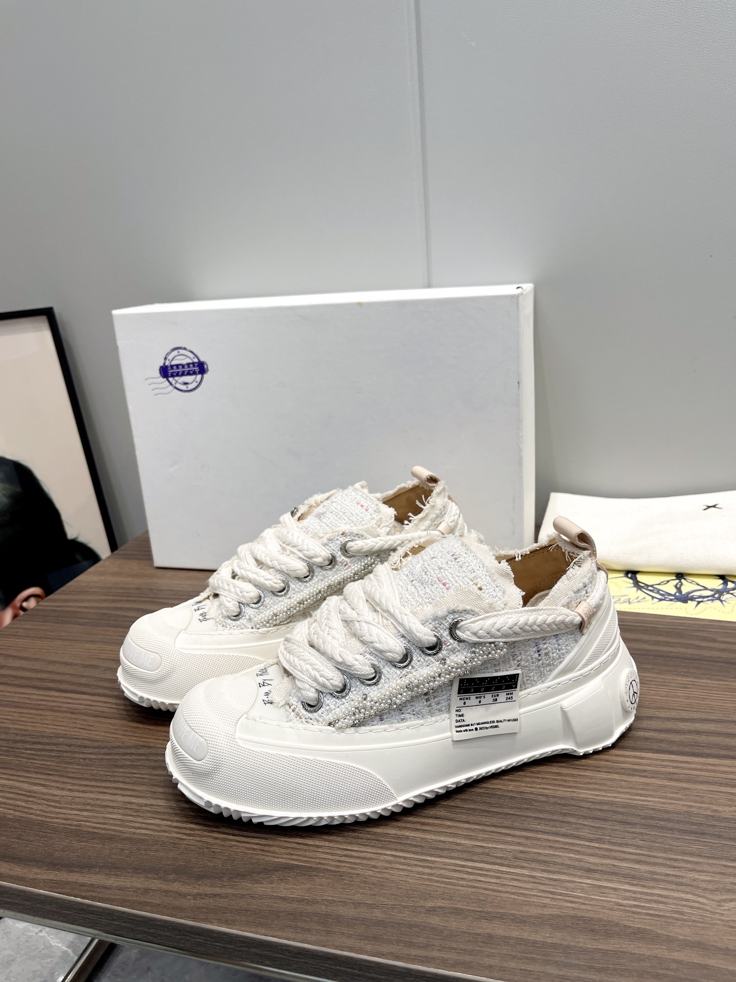 Xvesel Sneakers: Top Version with Seven Colours, Paris-Inspired Design, 5cm Height Increase - 图片 9