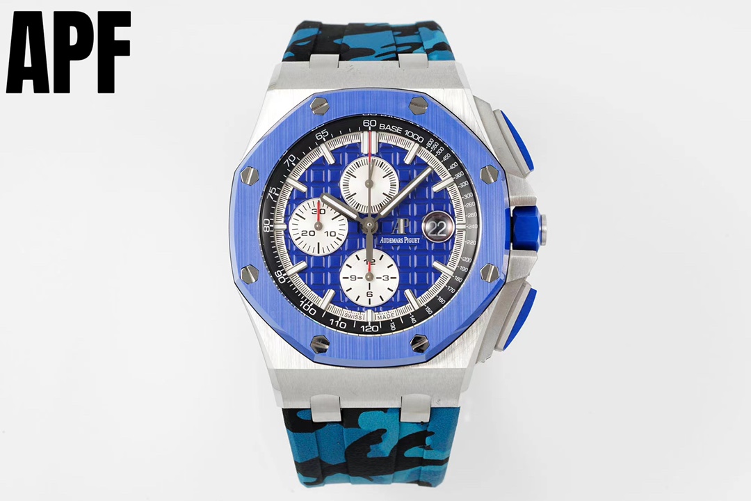 High-End Designer
 Audemars Piguet Watch Blue Rubber Summer Collection