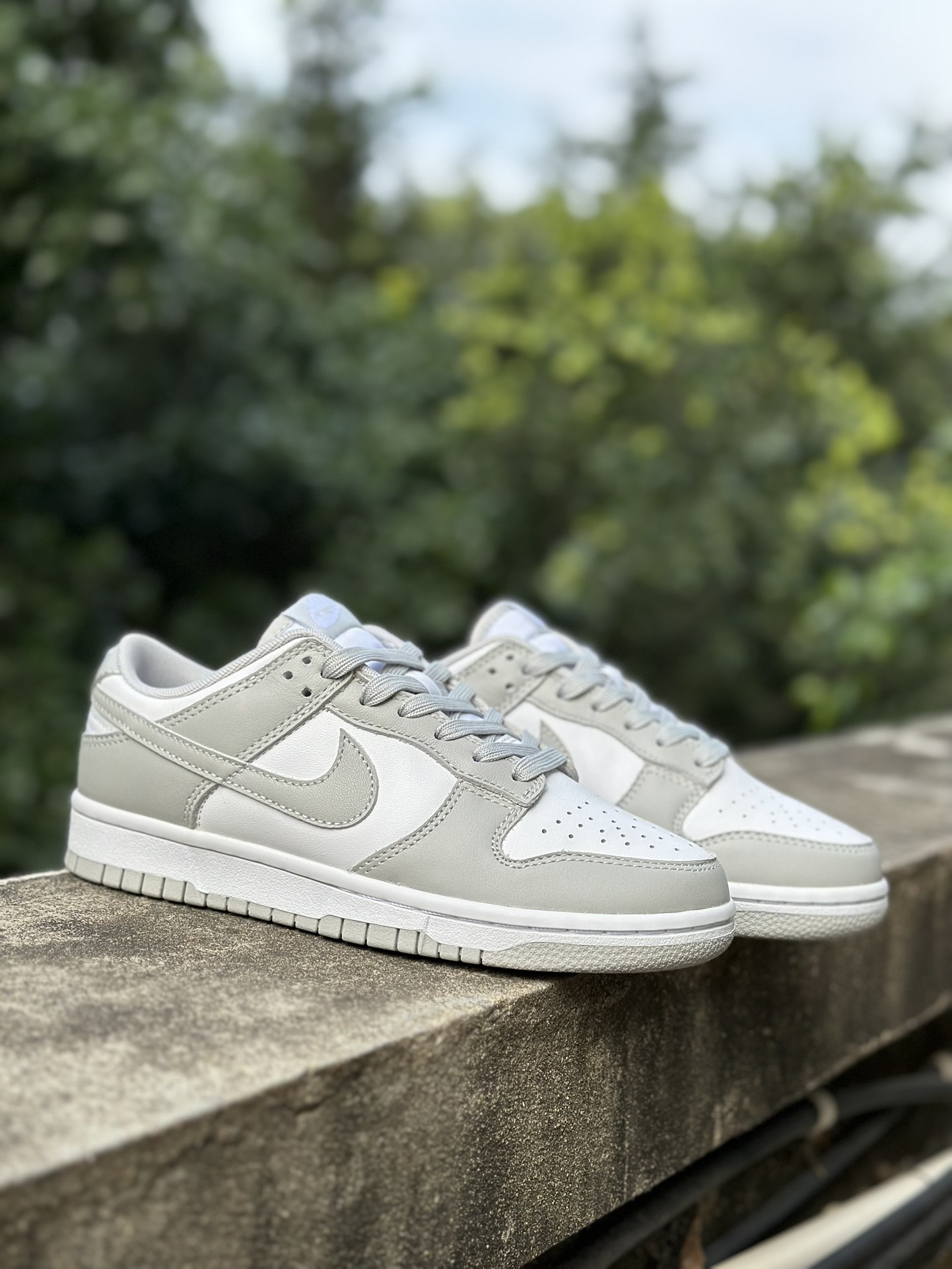 福利特价‼️Nike Dunk SB Low 灰白原厂织唛标 一致匹配原版全市场唯一正确鞋带绑法原楦原纸