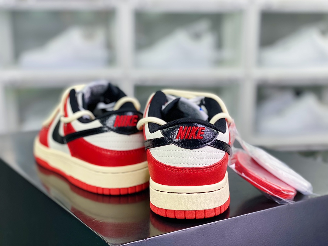 200 SB Dunk Low”Chicago”扣篮系列低帮板鞋“芝加哥红黑公牛绑绳”DD3363-100