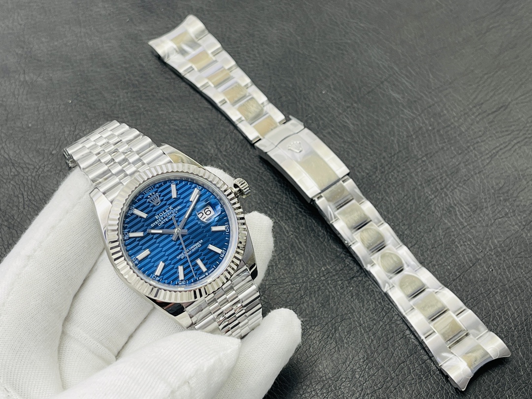 2023 Replica Wholesale Cheap Sales Online
 Rolex Datejust Watch Blue Platinum Polishing