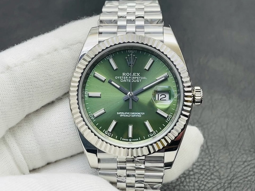 Rolex Datejust Watch Blue Platinum Polishing