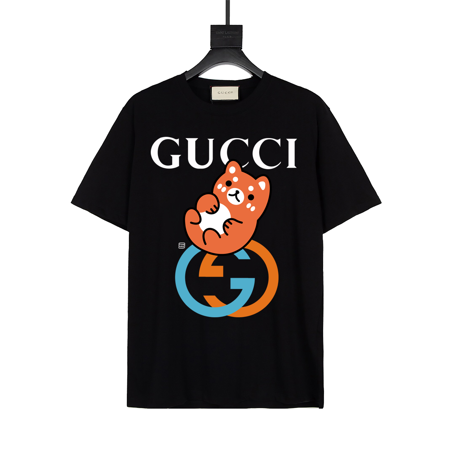gucci 古驰 20ss nueva camiseta de algodón con estampado de oso de la serie KAWAII, lindo y juguetón, colores brillantes y…