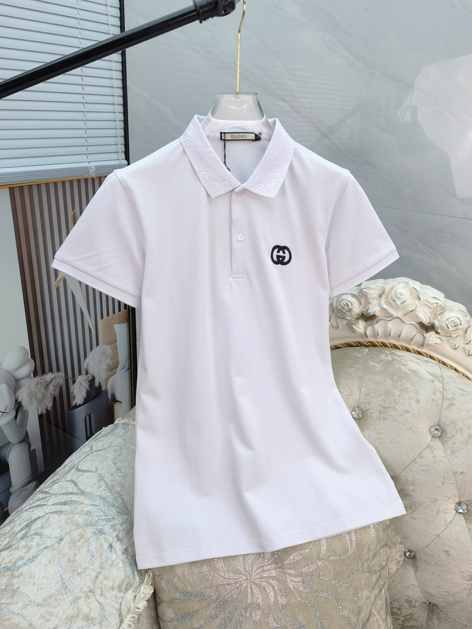 Gucci Clothing Polo T-Shirt Luxury Cheap Replica White Summer Collection Short Sleeve