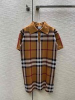 Burberry Clothing Polo T-Shirt Wool Spring/Summer Collection Short Sleeve
