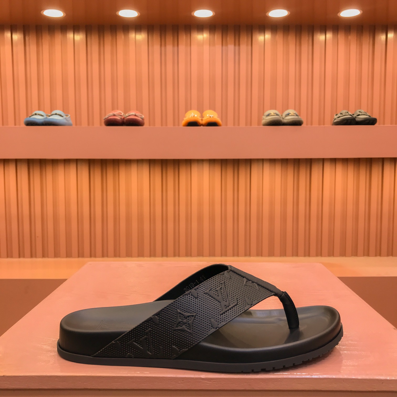 [L familia - burro marca] P: Tamaño: 38-44 2023lv lujo zapatillas de los hombres, 1:1 de alta calida