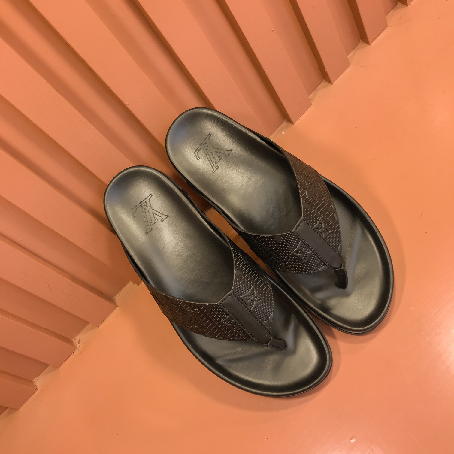 [L familia - burro marca] P: Tamaño: 38-44 2023lv lujo zapatillas de los hombres, 1:1 de alta calida