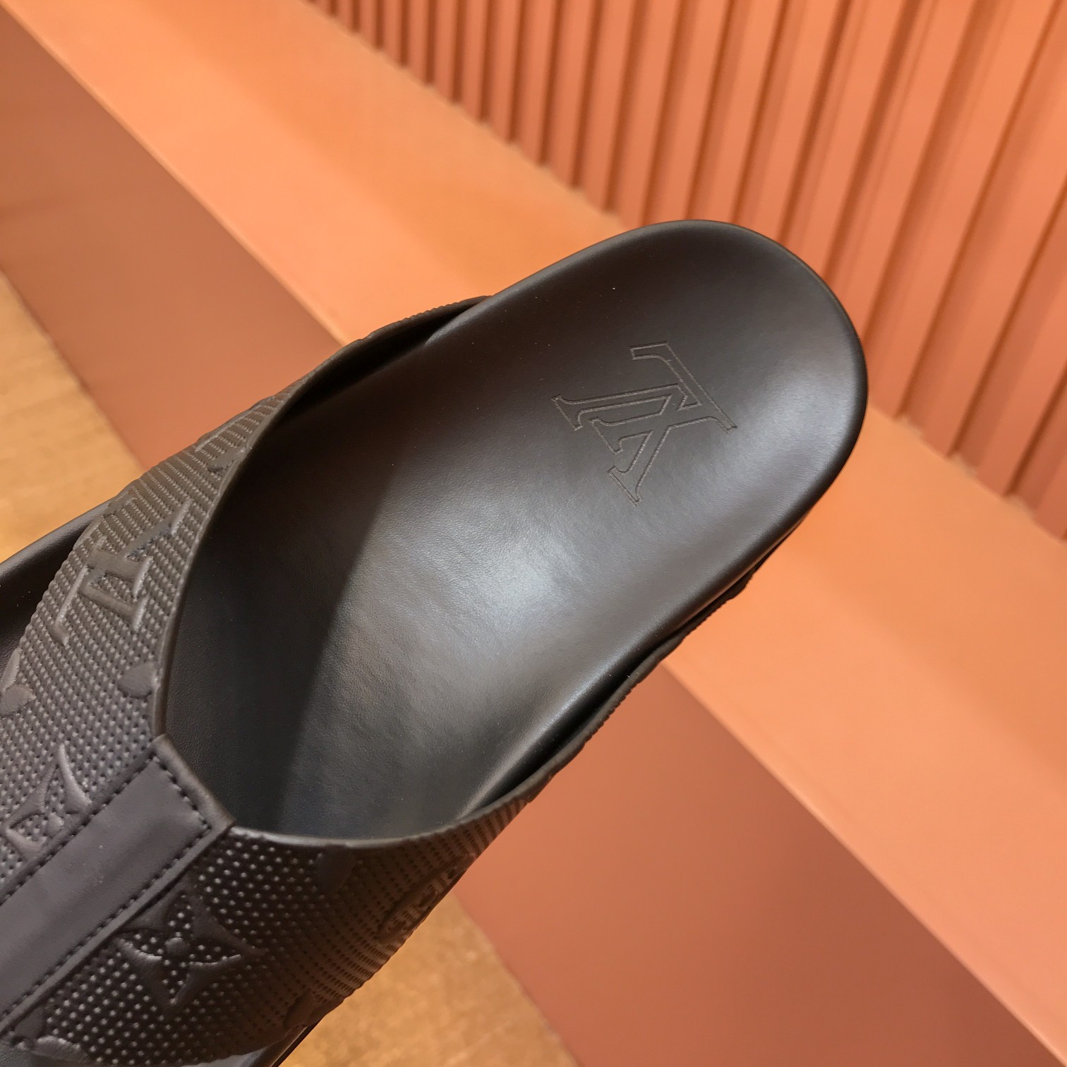 [L familia - burro marca] P: Tamaño: 38-44 2023lv lujo zapatillas de los hombres, 1:1 de alta calida