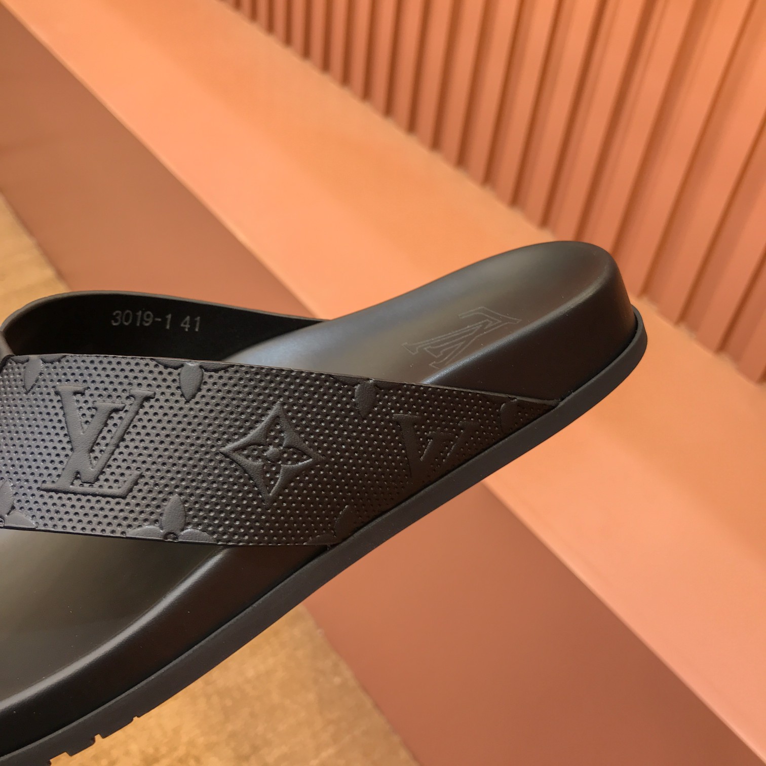 [L familia - burro marca] P: Tamaño: 38-44 2023lv lujo zapatillas de los hombres, 1:1 de alta calida