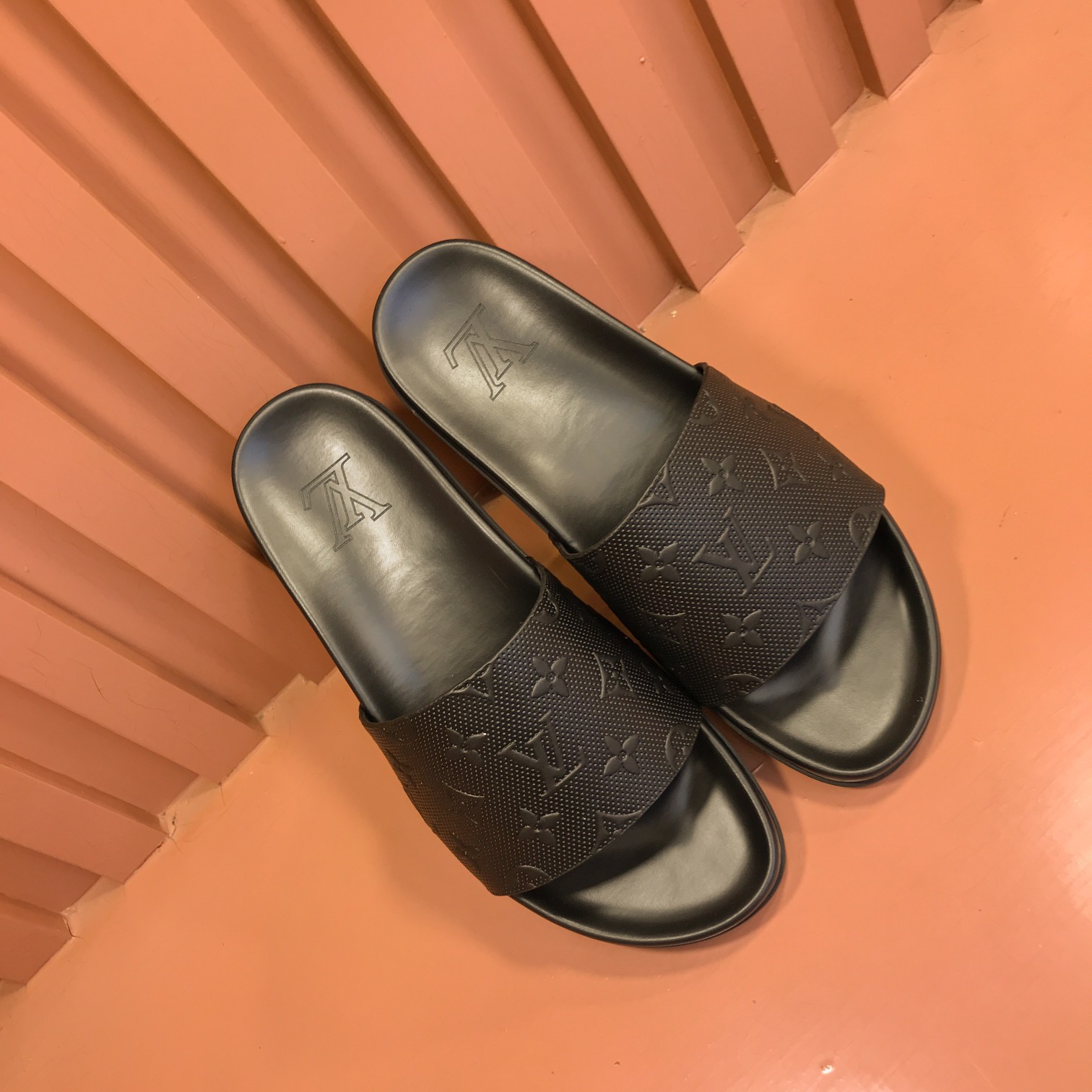 [L familia - burro marca] P: Tamaño: 38-44 2023lv lujo zapatillas de los hombres, 1:1 de alta calida