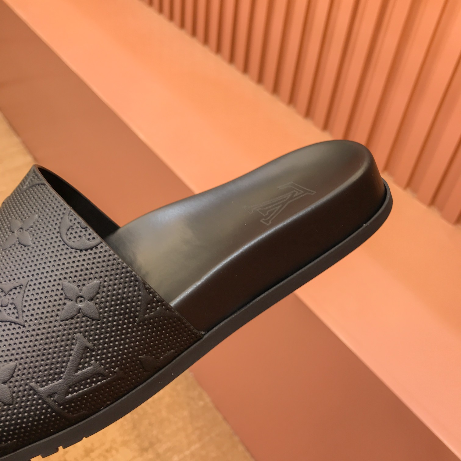 [L familia - burro marca] P: Tamaño: 38-44 2023lv lujo zapatillas de los hombres, 1:1 de alta calida