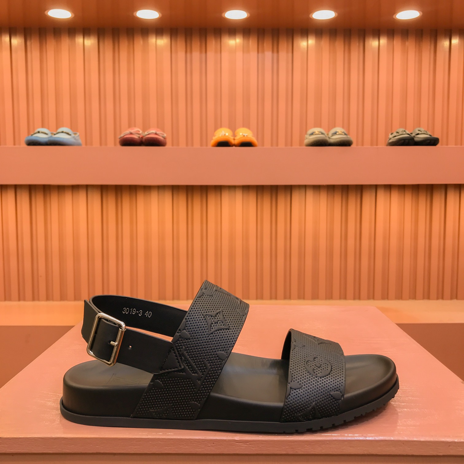 [L familia - burro marca] P: Tamaño: 38-44 2023lv lujo zapatillas de los hombres, 1:1 de alta calida