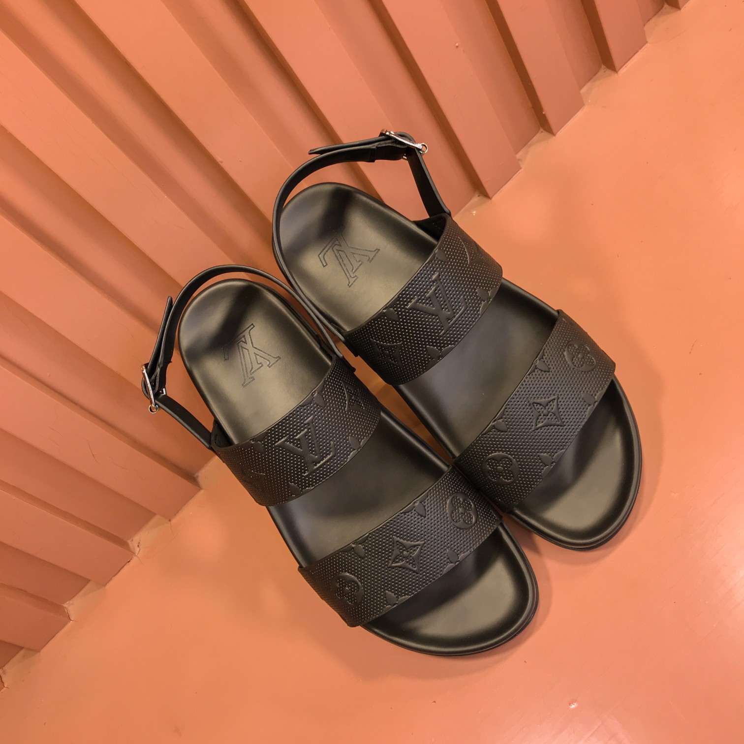 [L familia - burro marca] P: Tamaño: 38-44 2023lv lujo zapatillas de los hombres, 1:1 de alta calida