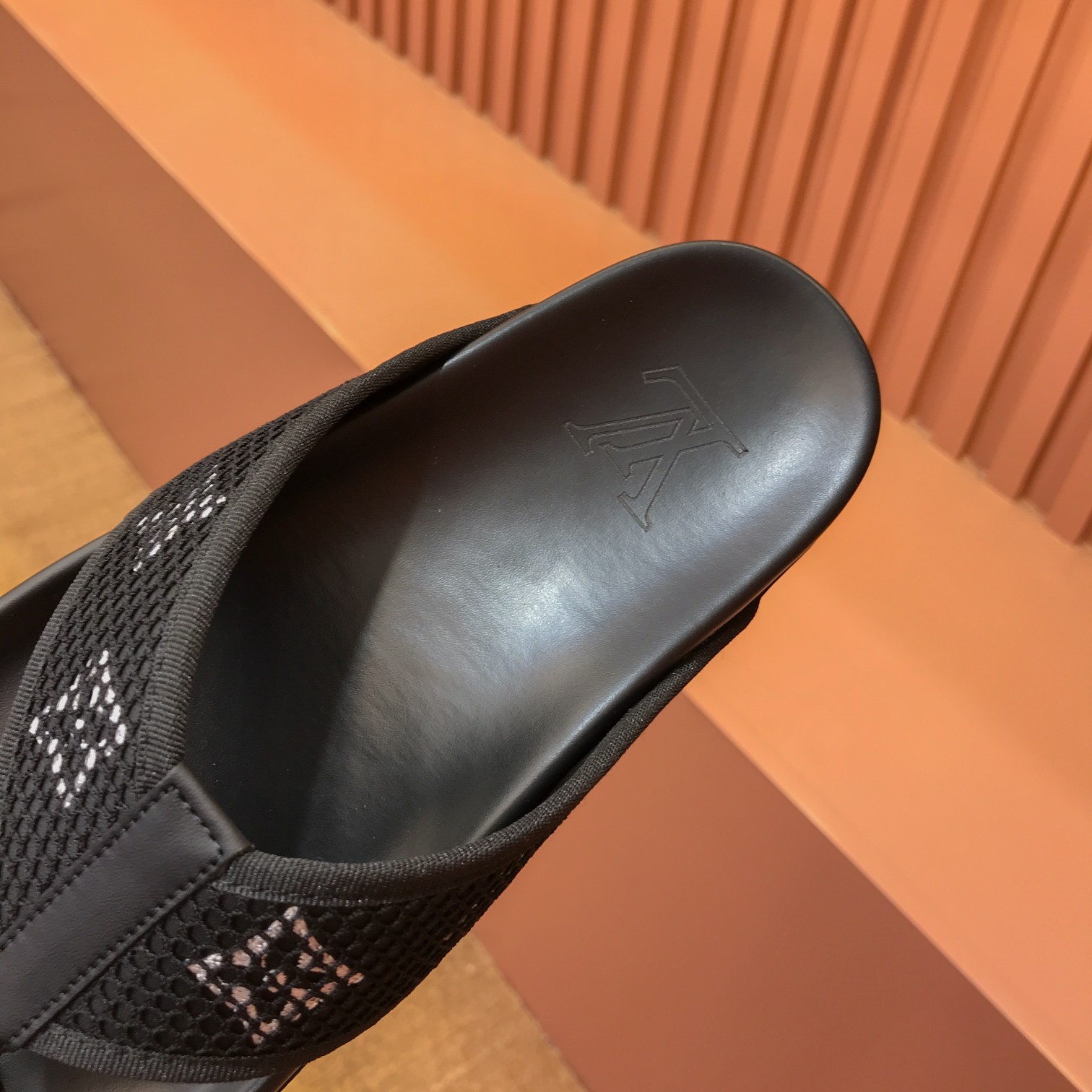 [L familia - burro marca] P: Tamaño: 38-44 2023lv lujo zapatillas de los hombres, 1:1 de alta calida