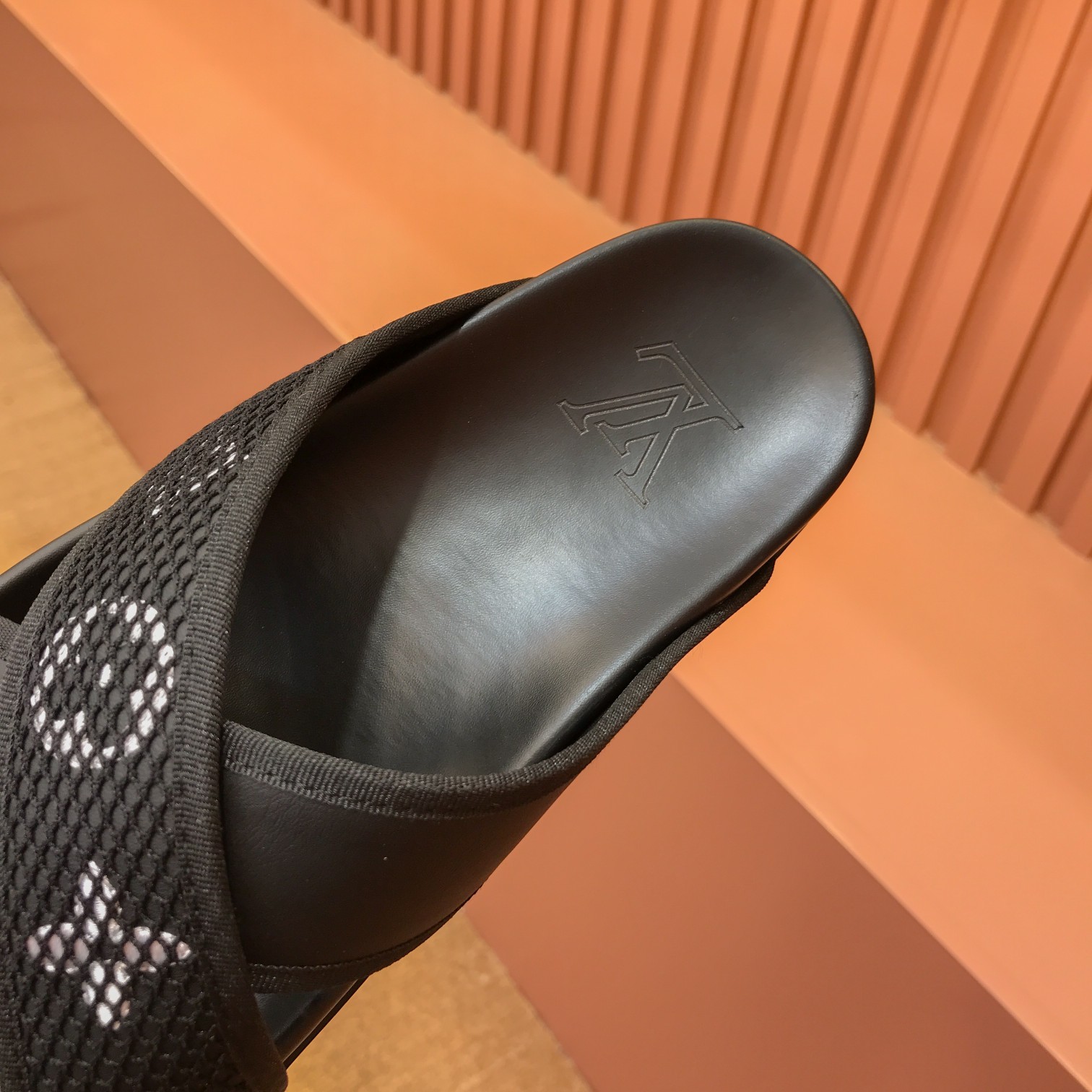 [L familia - burro marca] P: Tamaño: 38-44 2023lv lujo zapatillas de los hombres, 1:1 de alta calida