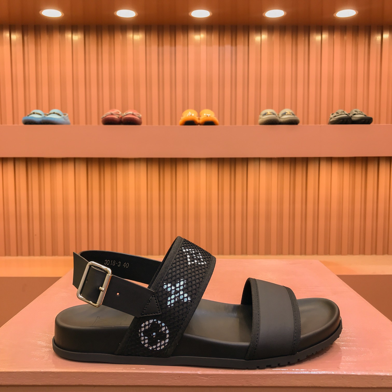 [L familia - burro marca] P: Tamaño: 38-44 2023lv lujo zapatillas de los hombres, 1:1 de alta calida