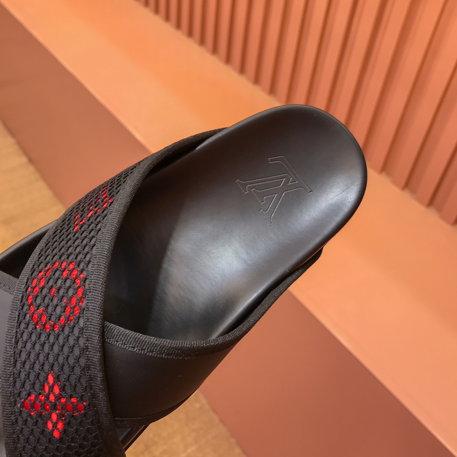 [L familia - burro marca] P: Tamaño: 38-44 2023lv lujo zapatillas de los hombres, 1:1 de alta calida