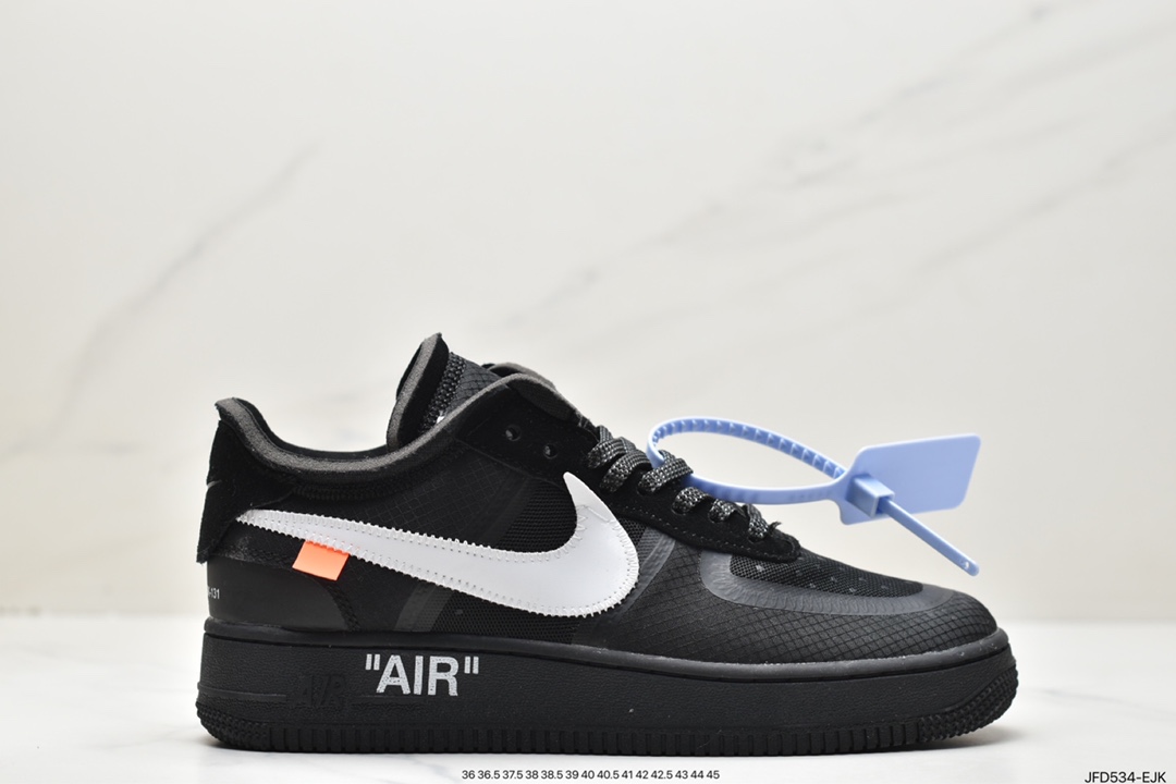 170 夺人眼球Off-White x Nike Air Force 1 Low ”Volt” 2.0空军一号AO4606-700