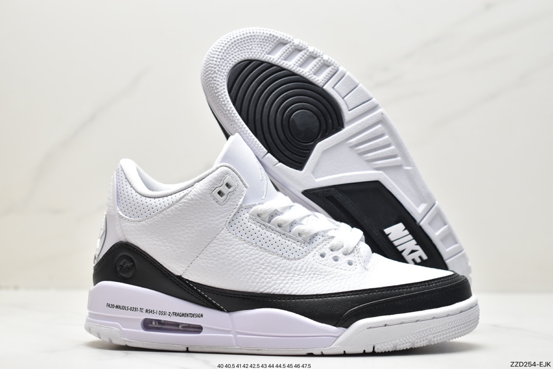 250 Fragment Design x Air Jordan 3 AJ3 乔3 藤原浩联名 DA3595-100