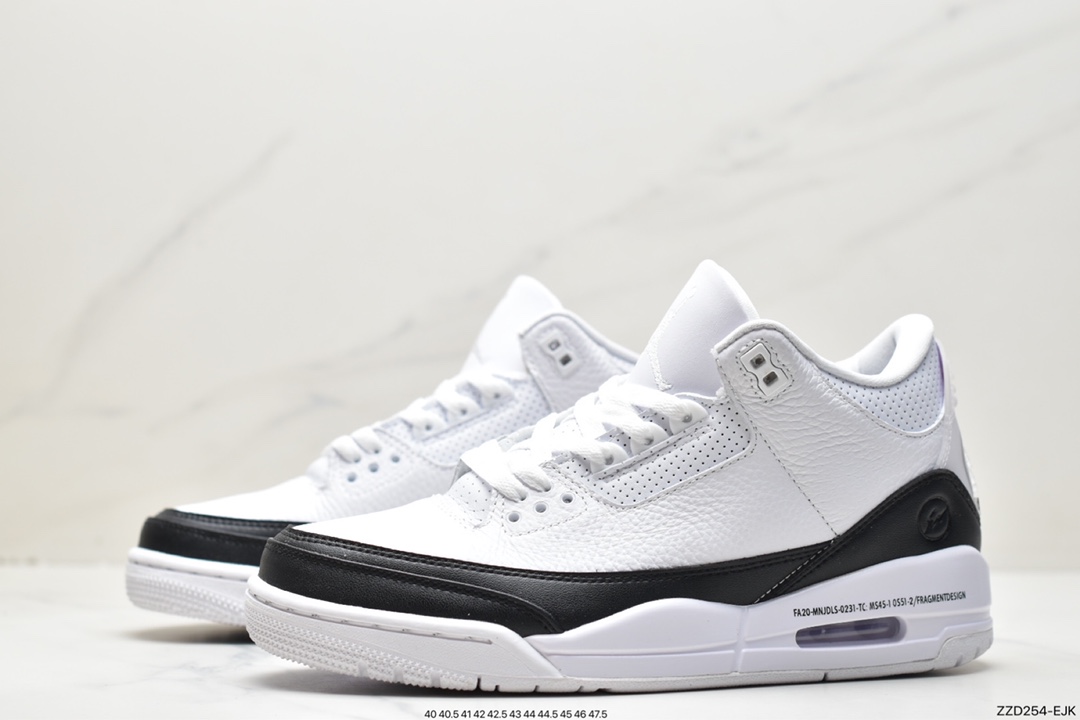 250 Fragment Design x Air Jordan 3 AJ3 乔3 藤原浩联名 DA3595-100