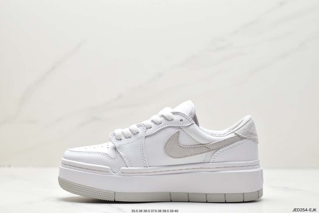 Air Jordan AJ1 LV8D Elevated Thick Bottom Increased White Gray DH7004-110