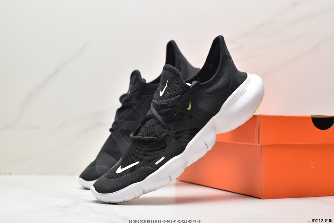 130 耐克Nike Wmns Free Rn 5.0 2019 赤足超弹力大底 跑步鞋 AQ1289-001