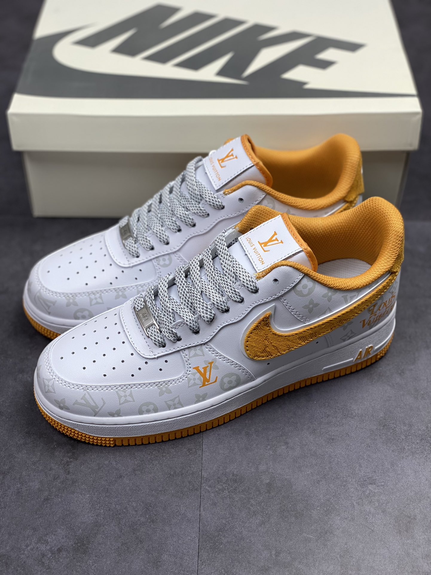 250 Nike Air Force 1 Low 07 白黄LV老花 DR9868-700-莆田鞋,莆田鞋货源,高仿鞋,高仿鞋货源,安福档口,莆田高仿鞋,莆田鞋批发,高仿鞋批发,莆田高仿运动鞋,高仿运动鞋,莆田运动鞋 250 Nike Air Force 1 Low 07 白黄LV老花 DR9868-700