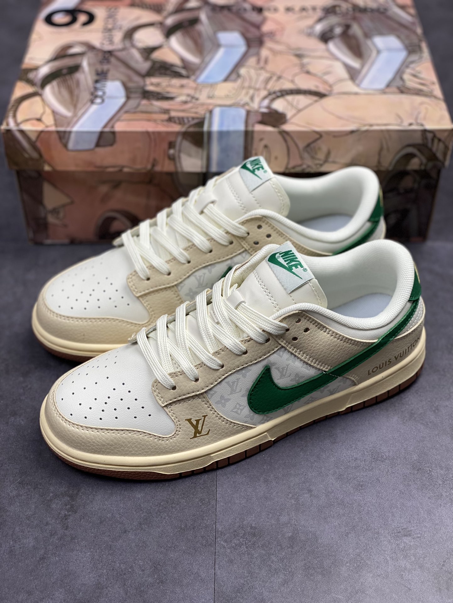 220 NIKE SB Dunk Low Pro ”LV联名米绿” XD6188-003-莆田鞋,莆田鞋货源,高仿鞋,高仿鞋货源,安福档口,莆田高仿鞋,莆田鞋批发,高仿鞋批发,莆田高仿运动鞋,高仿运动鞋,莆田运动鞋 220 NIKE SB Dunk Low Pro ”LV联名米绿” XD6188-003