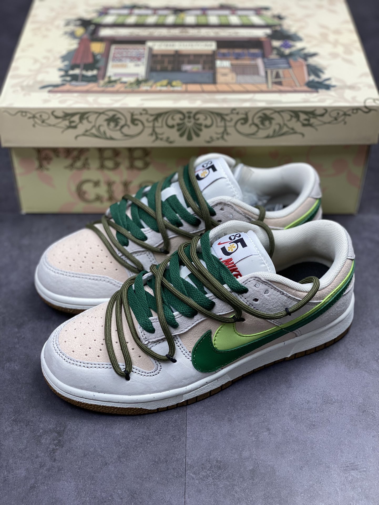 240 Nike SB Dunk Low SE”85 苹果绿双钩 DO9457-100