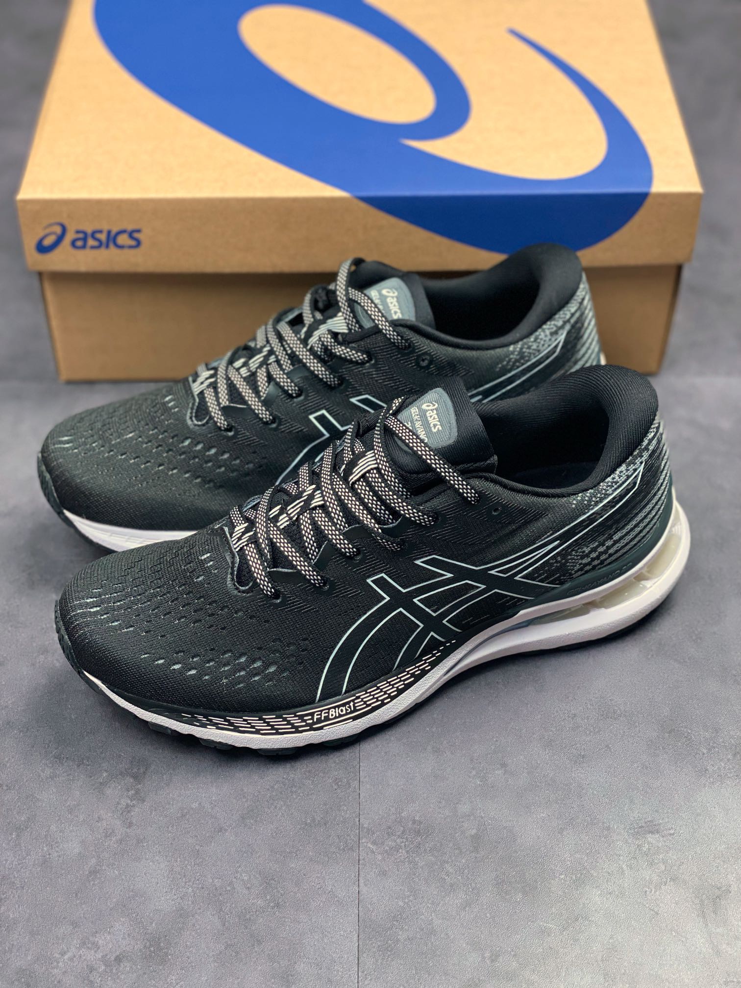 180 ASICS/亚瑟士 Gel-Kayano 28代超轻量专业运动慢跑鞋1011B189-003