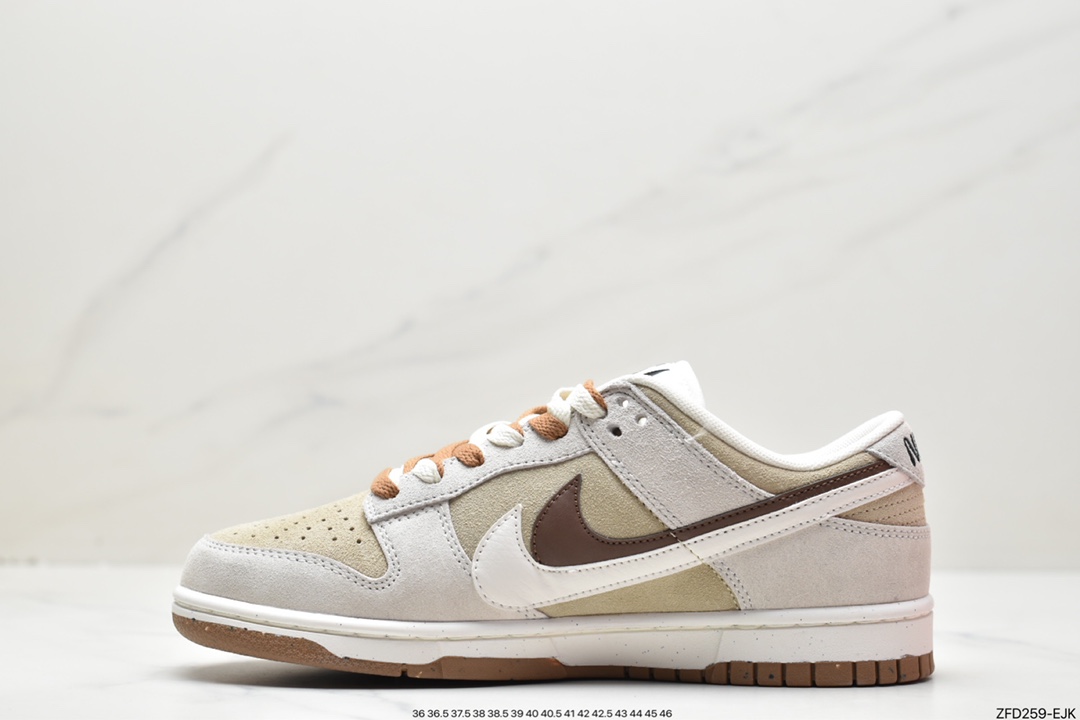 280 SB Dunk Low SE”85 Double Swoosh/Grey/Brown Bear”扣篮系列低帮DO9457-100
