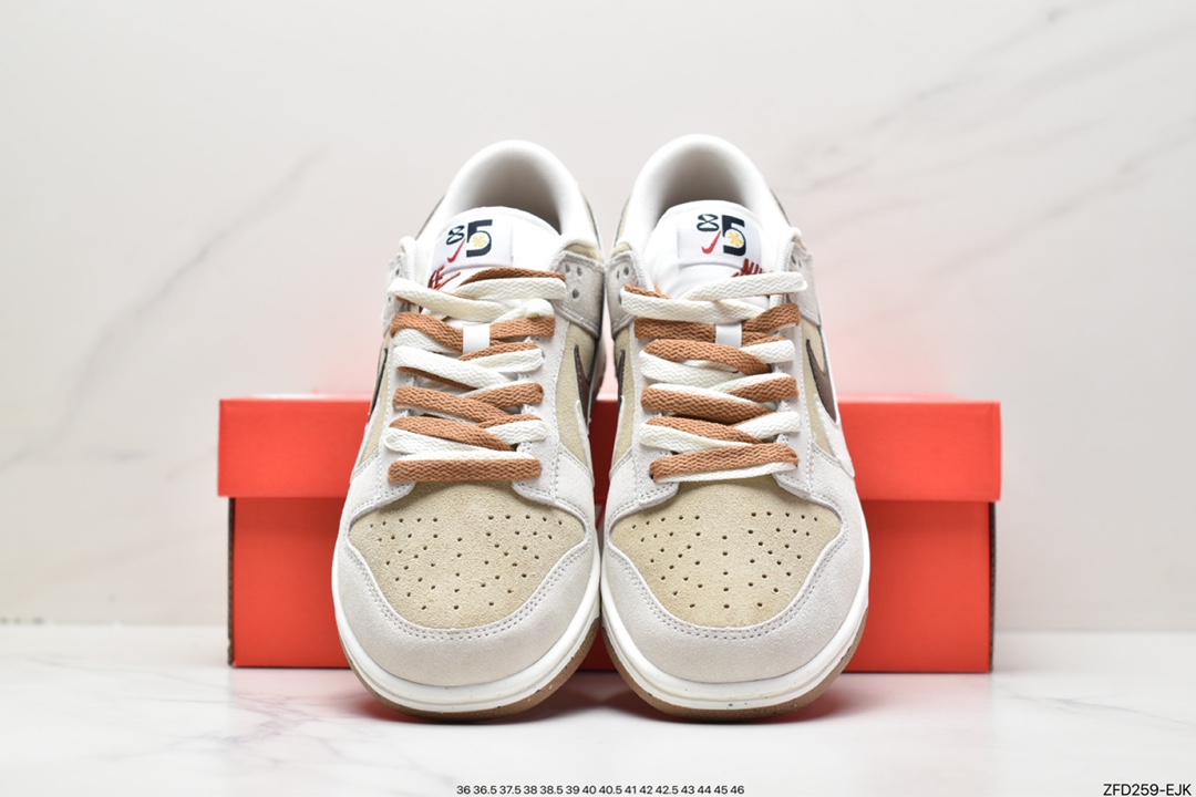 280 SB Dunk Low SE”85 Double Swoosh/Grey/Brown Bear”扣篮系列低帮DO9457-100