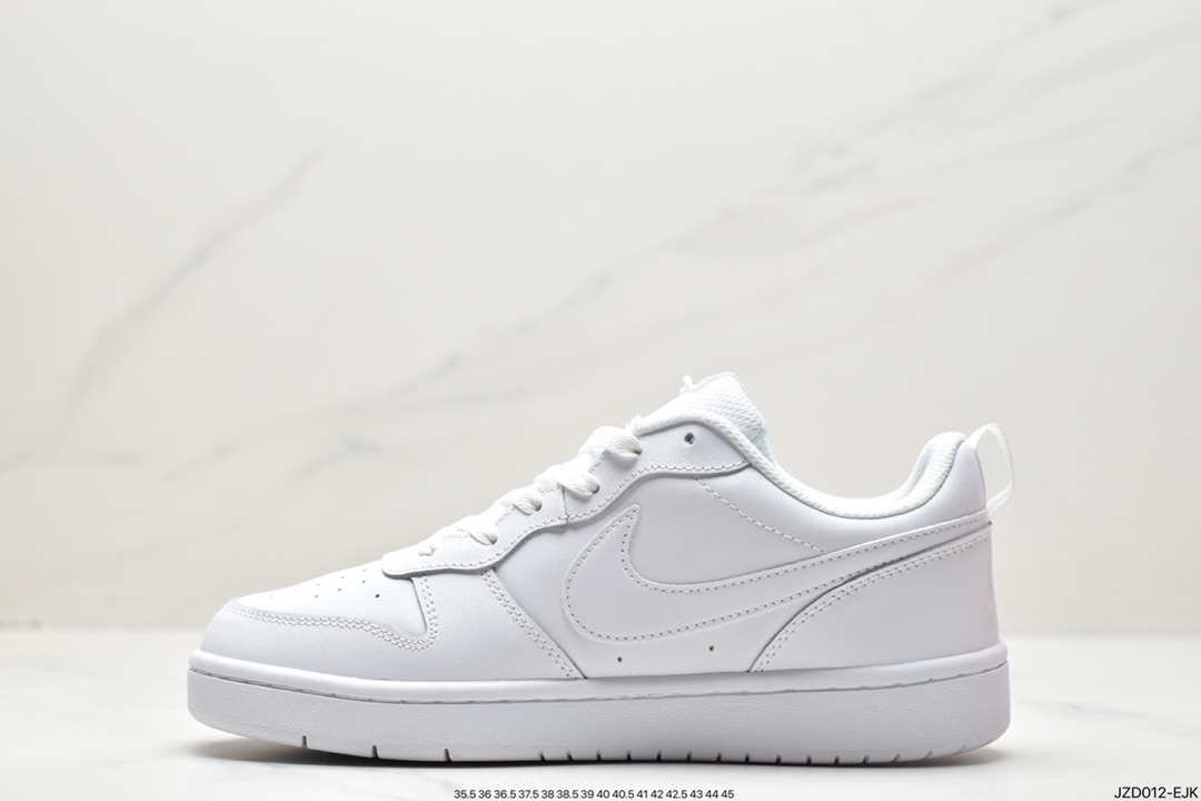 140 Nike Court Borough Low 2 （GS）低帮百搭透气休闲运动板鞋 BQ5448-100