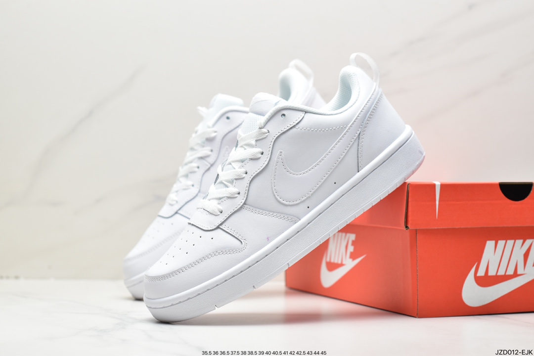140 Nike Court Borough Low 2 （GS）低帮百搭透气休闲运动板鞋 BQ5448-100