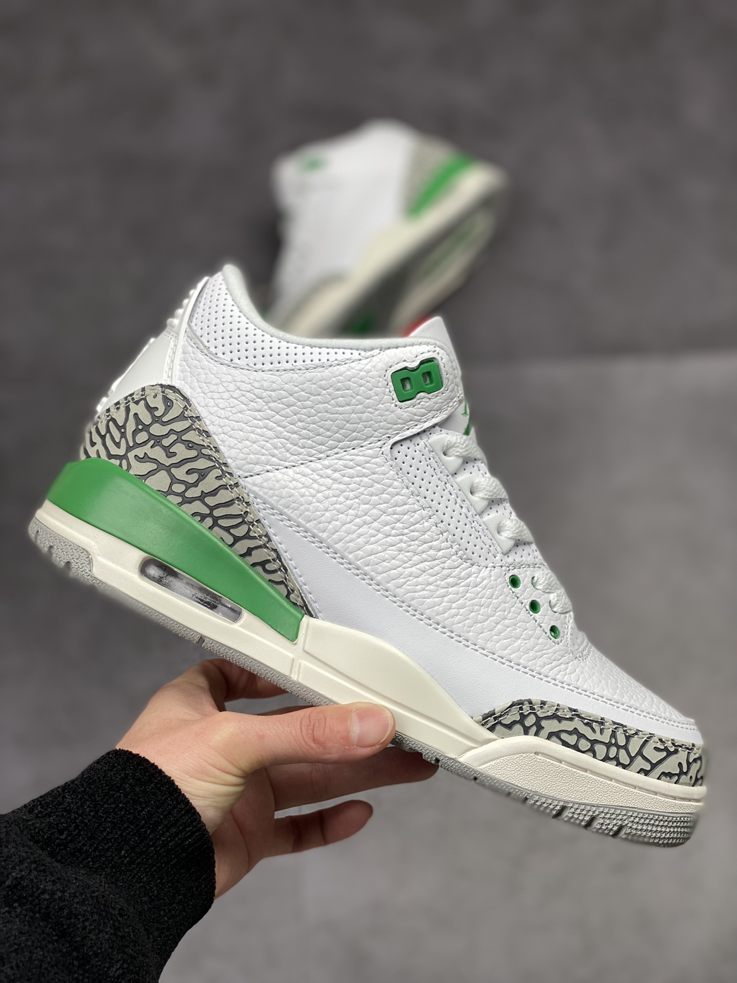 Air Jordan 3 Retro ”Lucky Green” white green CK9646-136 Size: 36 36.5 37.5 38 38.5 39 40 40.5 41 42 42.5 43 44 44.5 45 46 47.5 Coding #YB031622