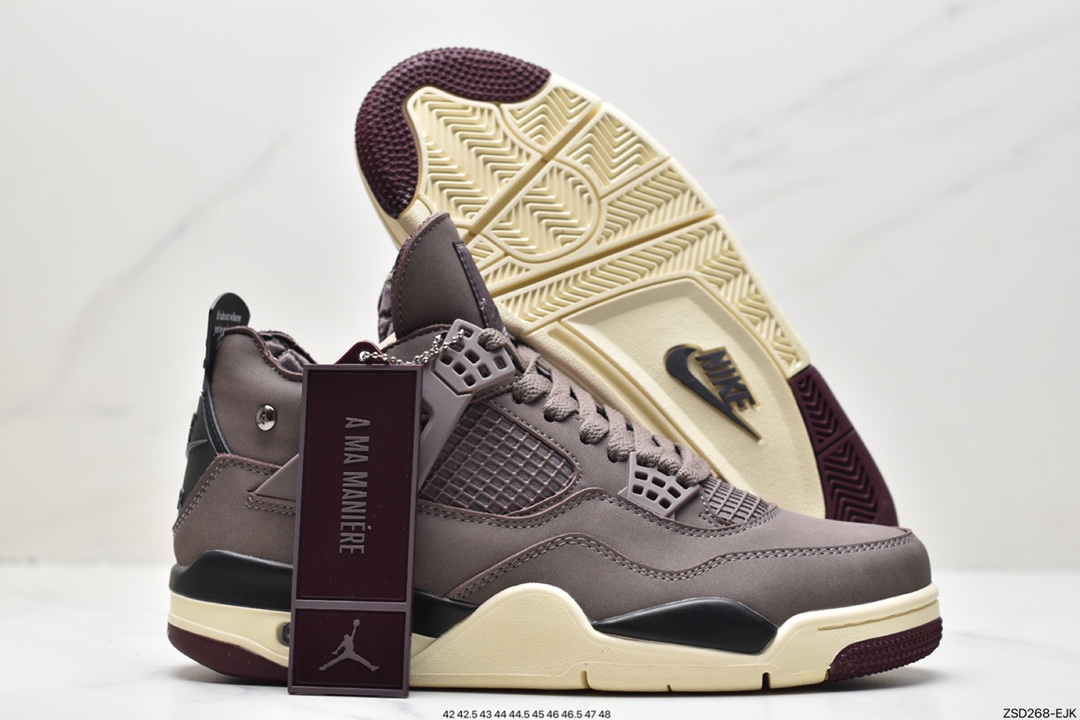 320 Maniére x Nike Air Jordan 4 Retro SP”Violet Ore”AJ4代中帮DV6773-220