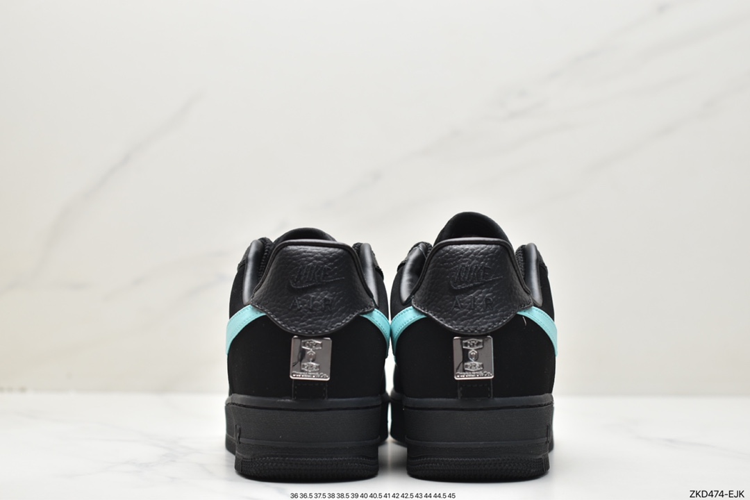270 iffany & Co. x Nike Air Force 1 Low SP”1837”空军一号经典低帮百搭休闲运动板鞋“联名黑蒂芙尼蓝”DZ1382-001