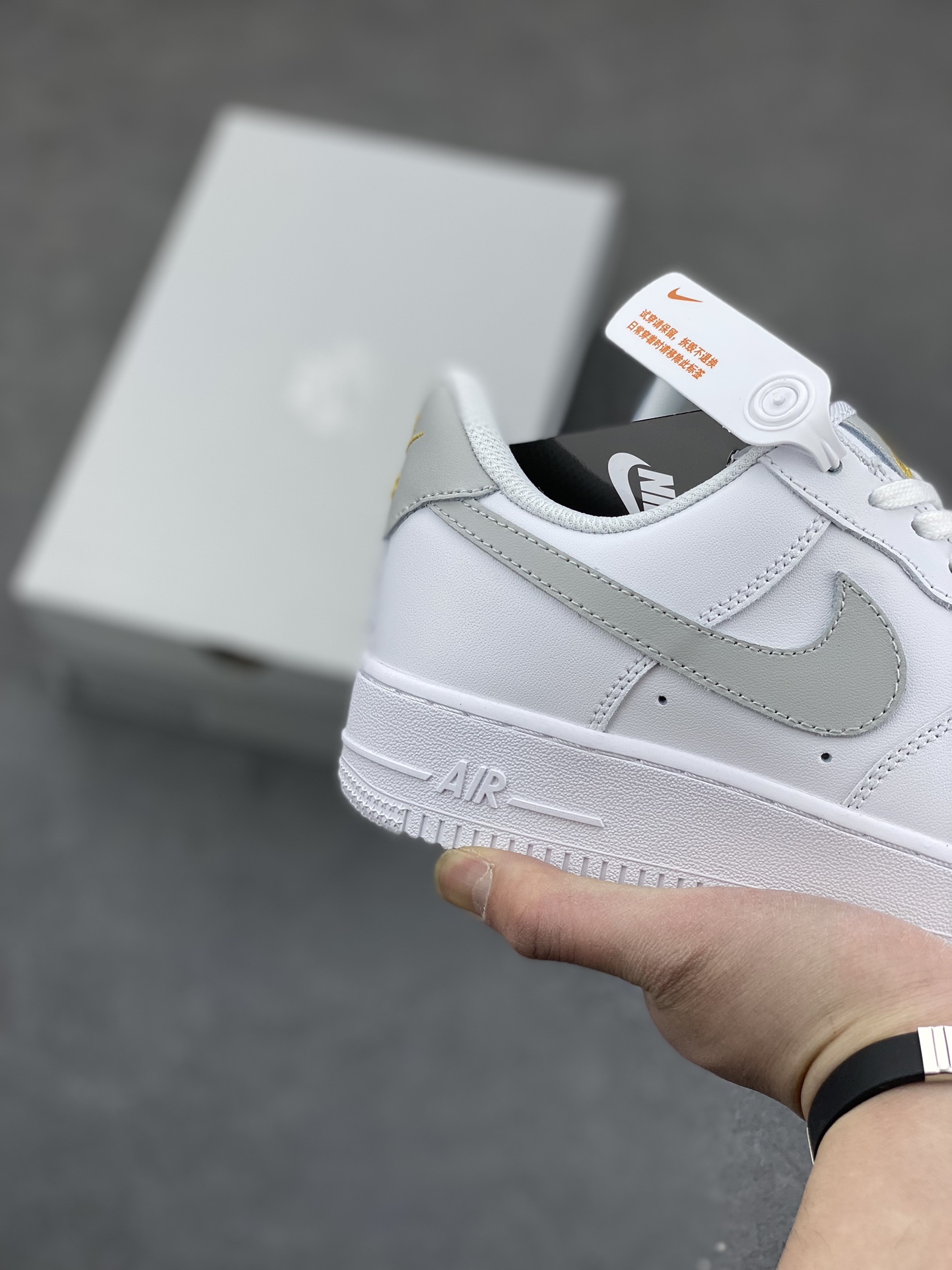Nike Air Force 1 '07 Low White/Grey Casual Shoes - CZ0270-106, Excellent Comfort! 6 i1678735779 16 4