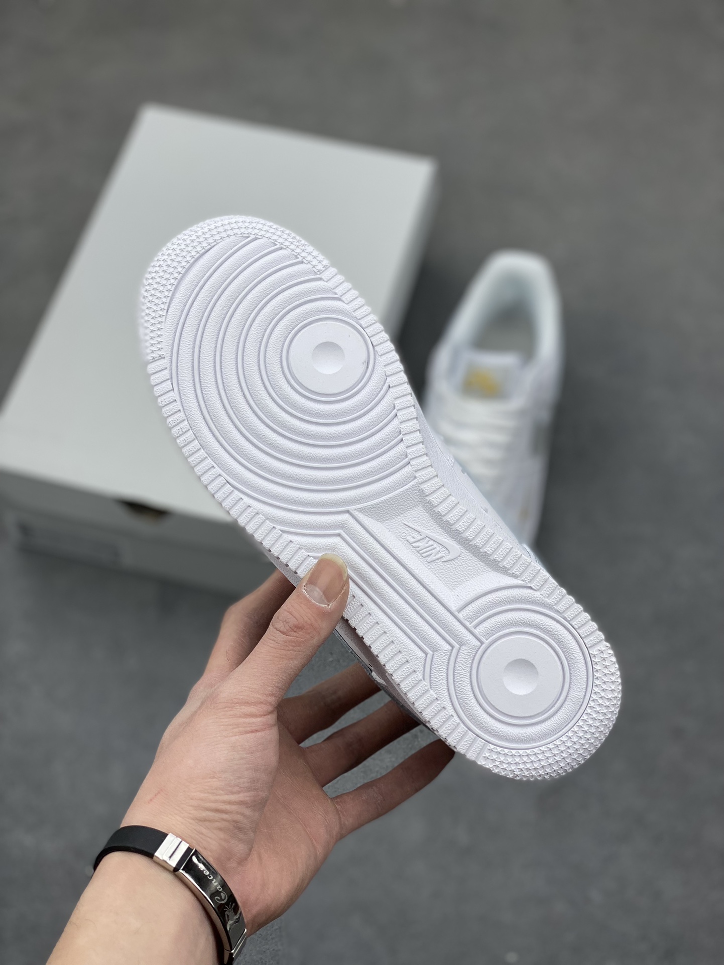 Nike Air Force 1 '07 Low White/Grey Casual Shoes - CZ0270-106, Excellent Comfort! 7 i1678735779 685 5