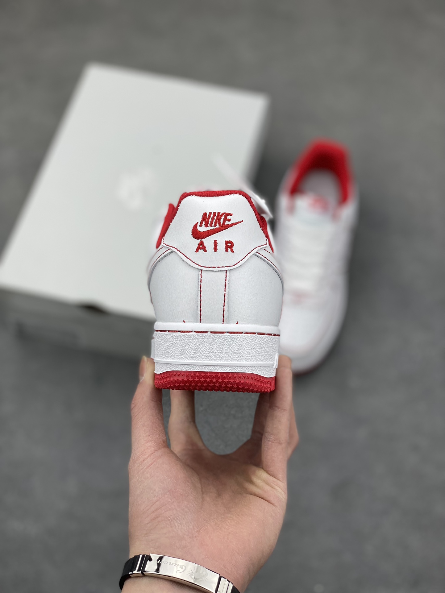 Nike Air Force 1 '07 Low White/Red Stitching Men's Sneakers CV1724-100 5 i1678736096 123 3