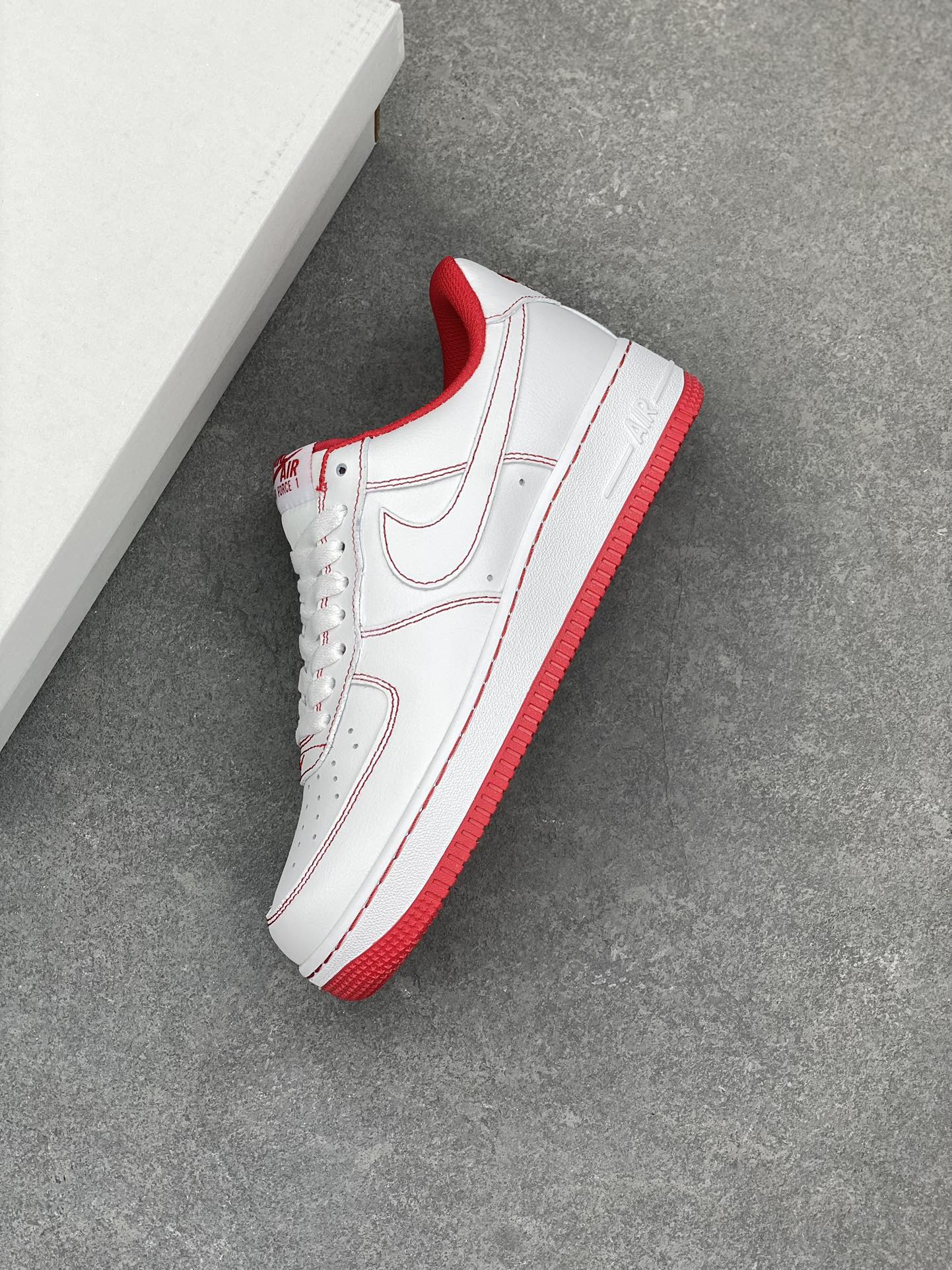 Nike Air Force 1 '07 Low White/Red Stitching Men's Sneakers CV1724-100 8 i1678736096 75 6
