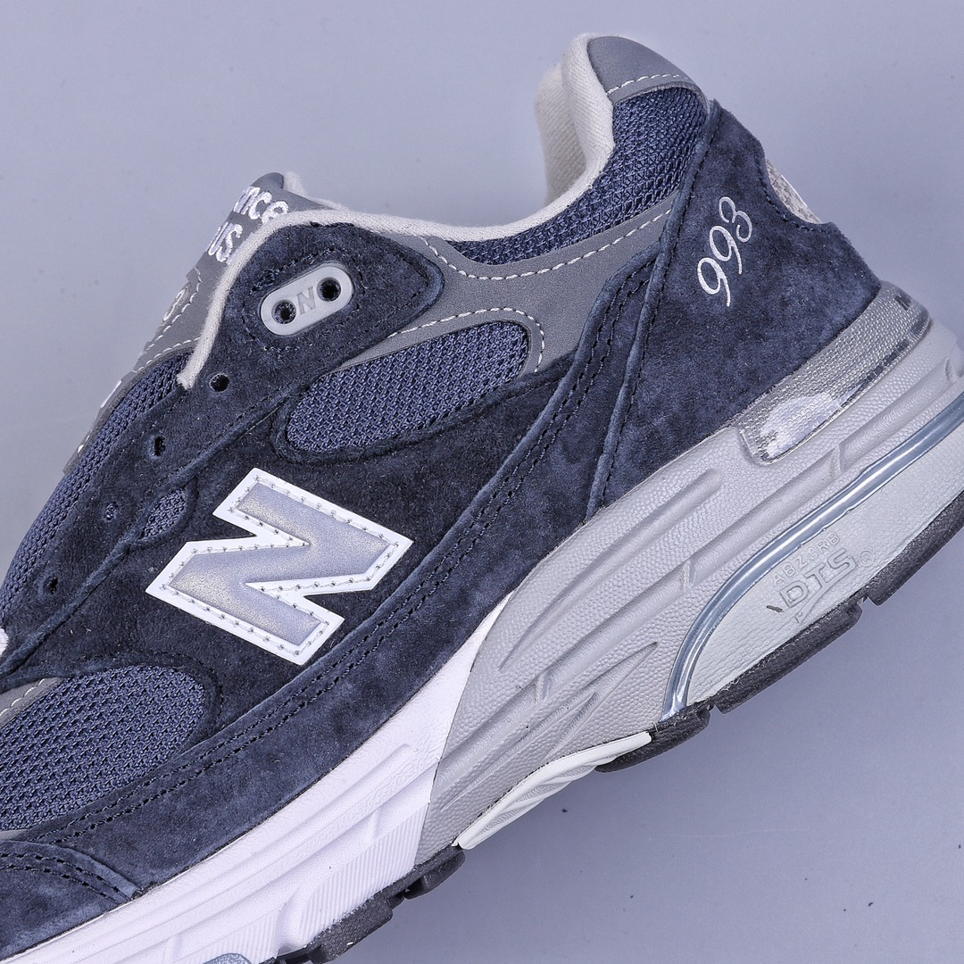 President New Balance MR993NV navy blue retro casual running shoes