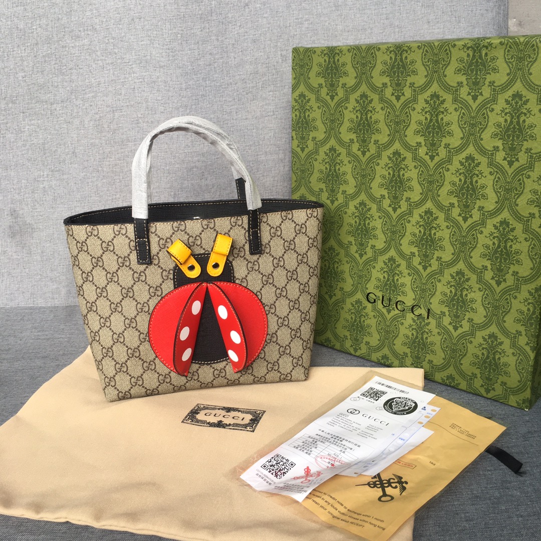 Bolso tote de mariquita de siete puntos, medidas: 20*21*10, embalaje: bolsa de polvo
